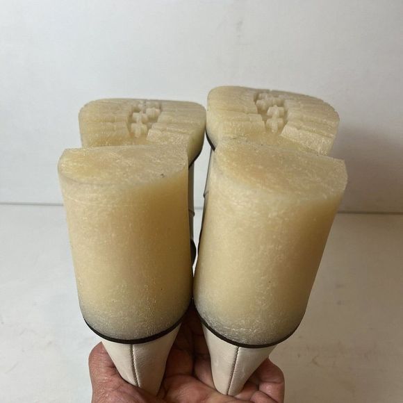 Free People Boots James Chelsea Bone/White Leather Womens EU 41 US 10.5 Platform - Picture 8 of 14